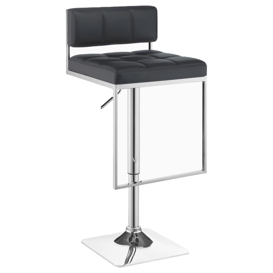 (image for) Alameda Adjustable Bar Stool Chrome and Grey