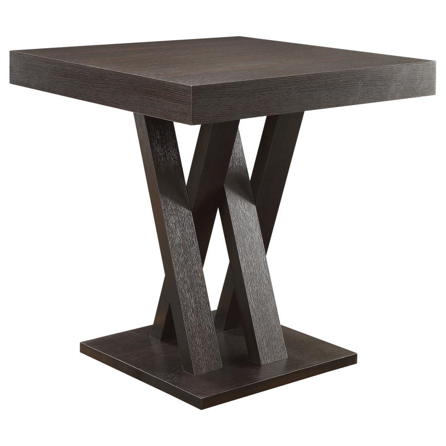 (image for) Freda Square 36-inch Counter Height Dining Table Cappuccino