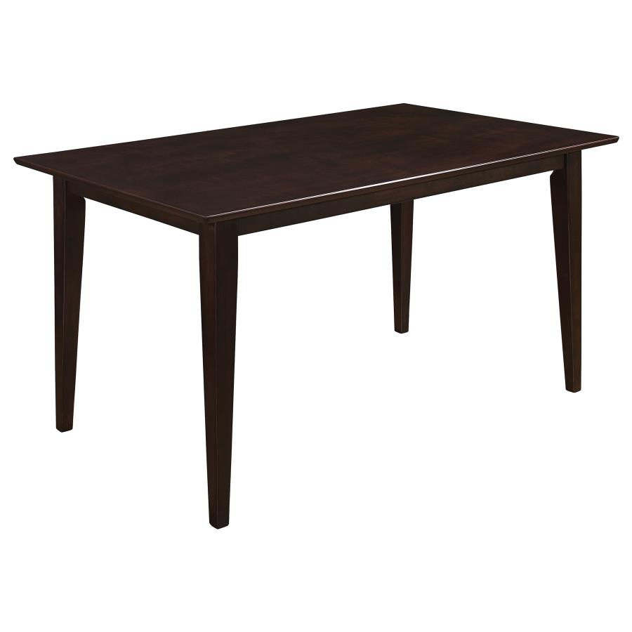 (image for) Gabriel Rectangular 59-inch Wood Dining Table Cappuccino