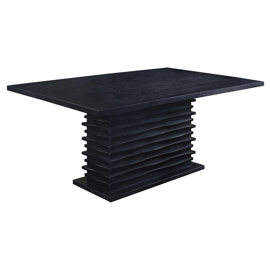 (image for) Stanton Rectangular 66-inch Dining Table Black