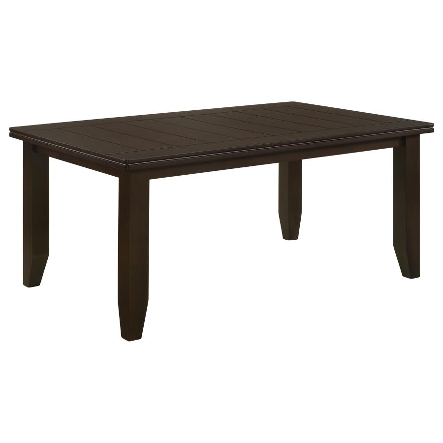 (image for) Dalila Rectangular 66-inch Wood Dining Table Cappuccino