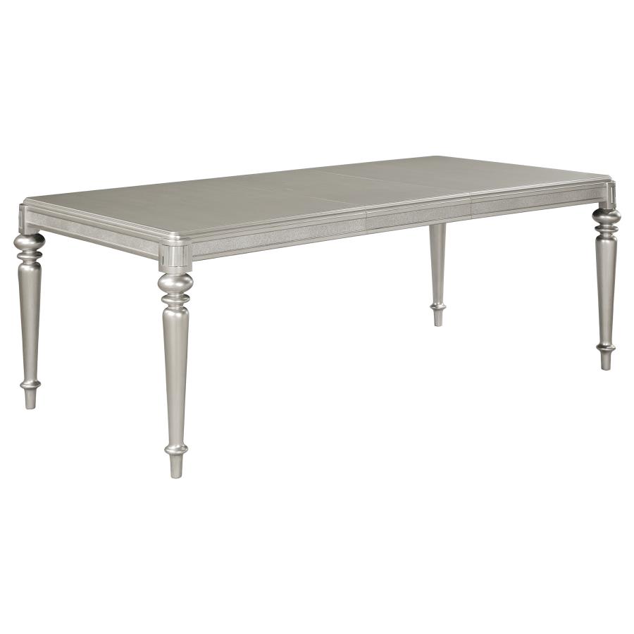 (image for) Bling Game 86-inch Extension Dining Table Metallic Platinum