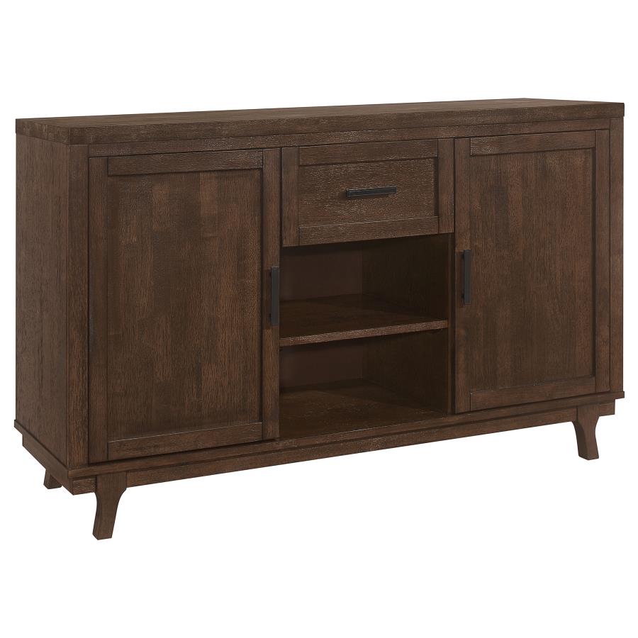 (image for) Reynolds 2-door Sideboard Buffet Storage Cabinet Brown Oak