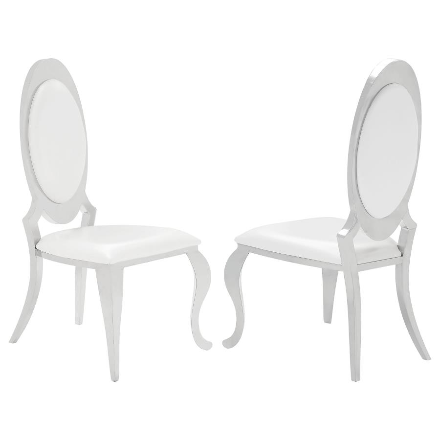 (image for) Anchorage Upholstered Dining Chair Cream White (Set of 2)