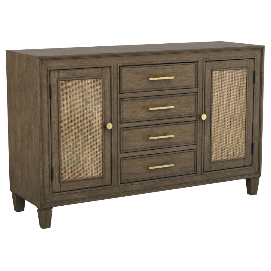 (image for) Matisse 4-drawer Sideboard Buffet Cabinet Light Brown