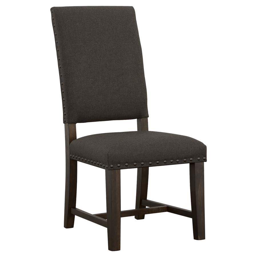 (image for) Twain Upholstered Dining Side Chair Warm Grey (Set of 2)