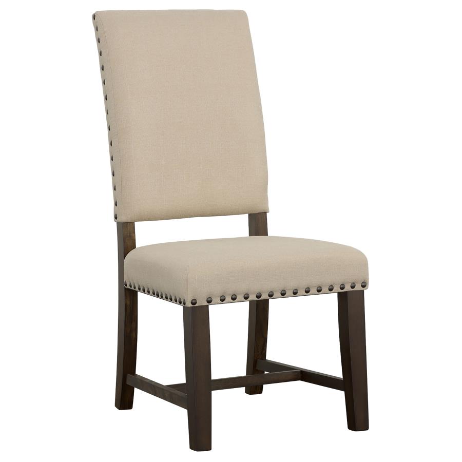 (image for) Twain Upholstered Dining Side Chair Beige (Set of 2)