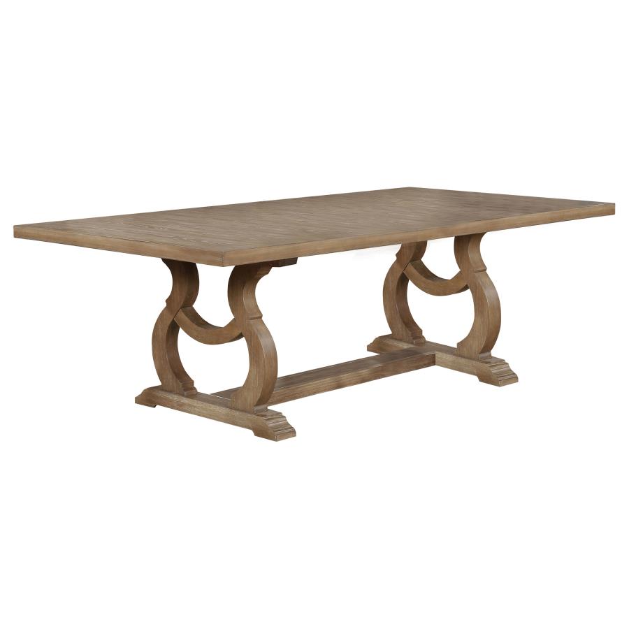 (image for) Brockway 104-inch Extension Leaf Dining Table Barley Brown