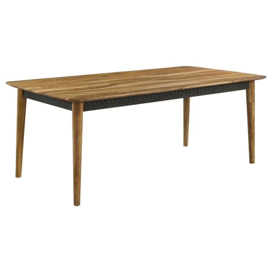 (image for) Partridge Rectangular 80-inch Dining Table Natural Sheesham