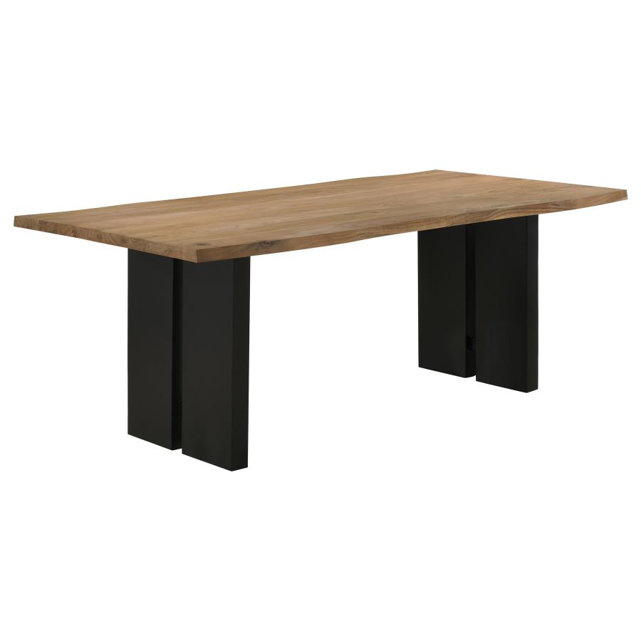 (image for) Bradshaw 80-inch Live Edge Wood Dining Table Natural Acacia