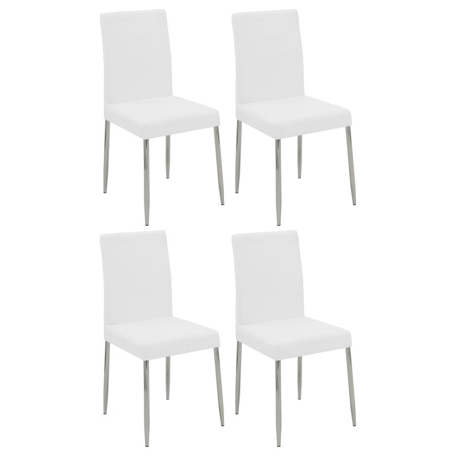 (image for) Maston Upholstered Dining Side Chair White (Set of 4)