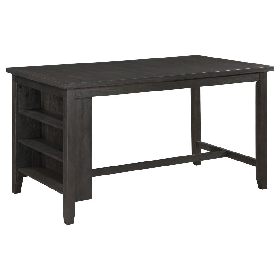 (image for) Elliston 66-inch Counter Height Dining Table Dark Grey