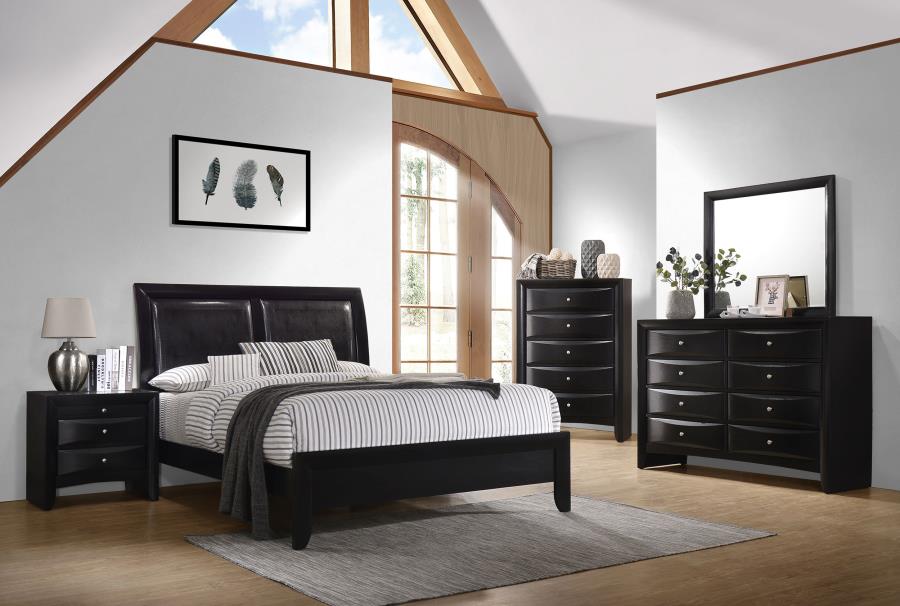 (image for) Briana 4-piece California King Bedroom Set Black