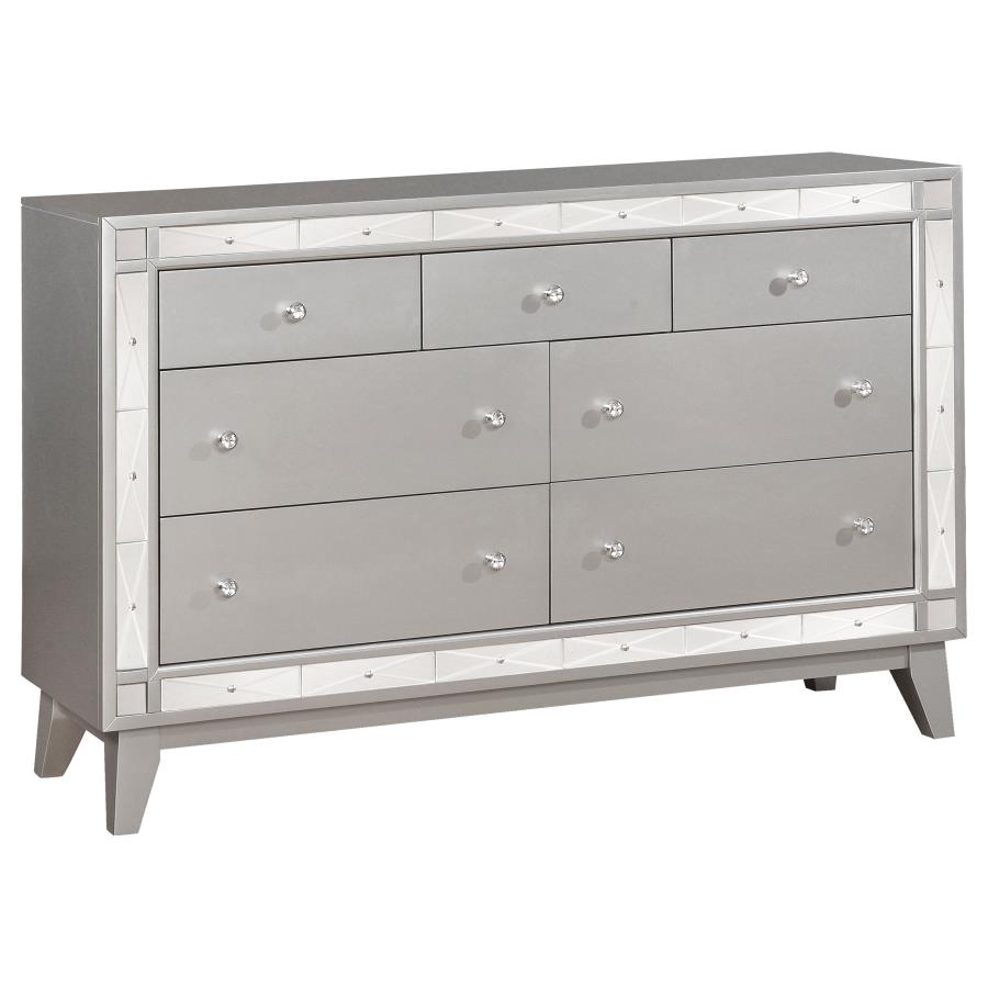 (image for) Leighton 7-drawer Dresser Metallic Mercury