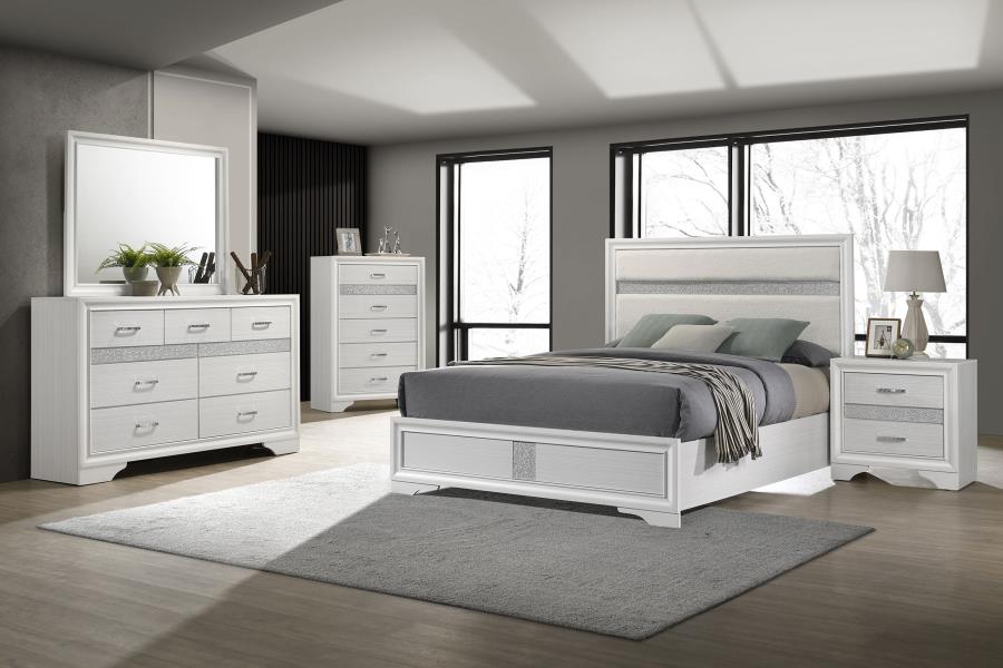 (image for) Miranda 5-piece Full Bedroom Set White