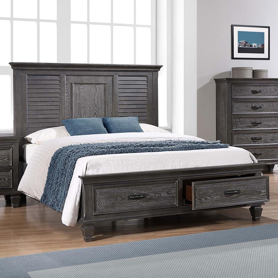 (image for) Franco Queen Platform Storage Bed Weathered Sage