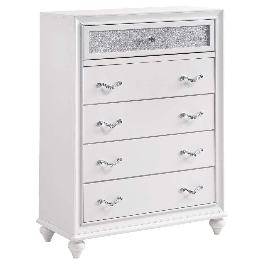 (image for) Barzini 5-drawer Bedroom Chest White