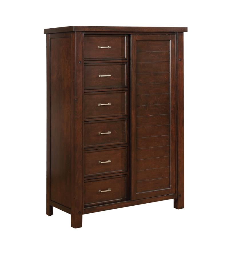 (image for) Barstow 8-drawer Bedroom Chest Pinot Noir