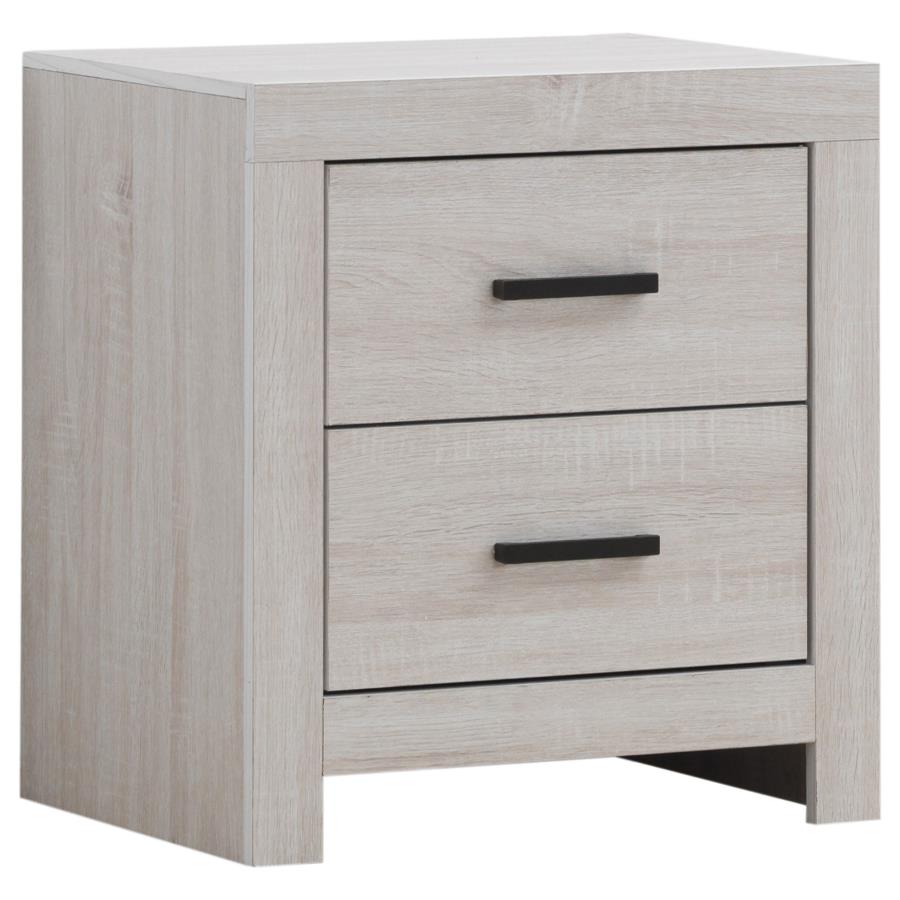 (image for) Brantford 2-drawer Nightstand Coastal White