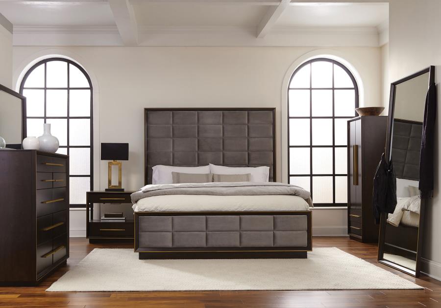 (image for) Durango 5-piece Queen Bedroom Set Smoked Peppercorn