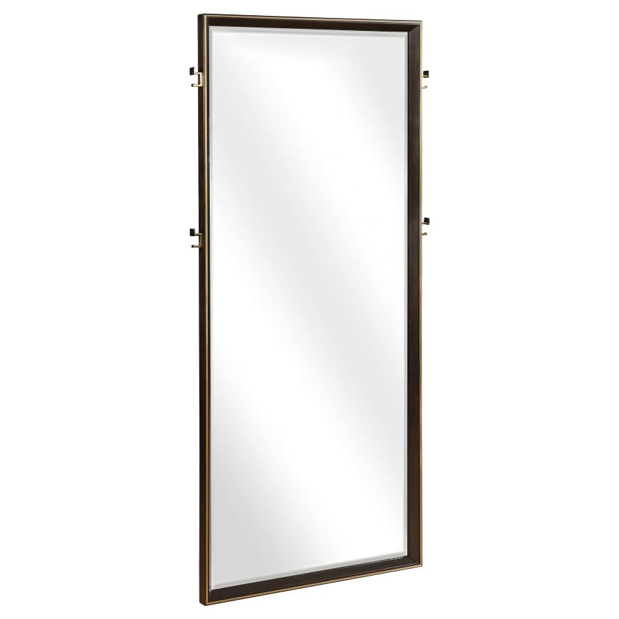 (image for) Durango 36 x 80 Inch Standing Floor Mirror Smoked Peppercorn