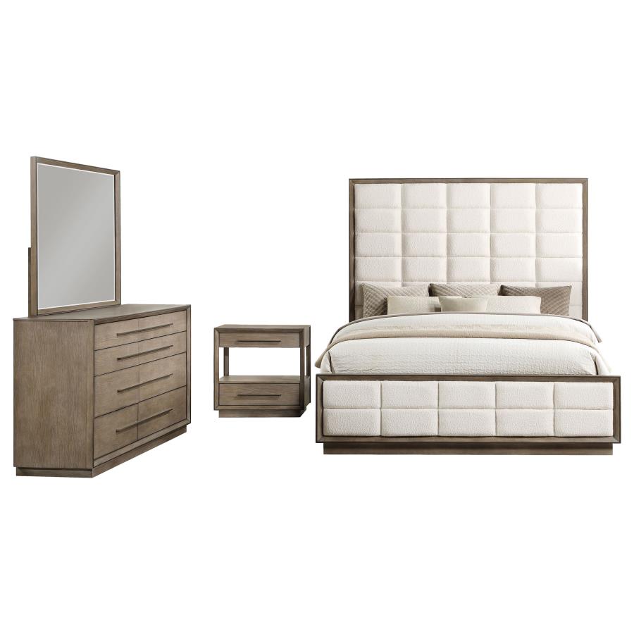 (image for) Durango 4-piece California King Bedroom Set Washed Oak