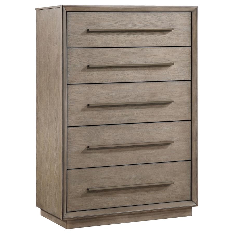 (image for) Durango 8-drawer Bedroom Chest Washed Oak