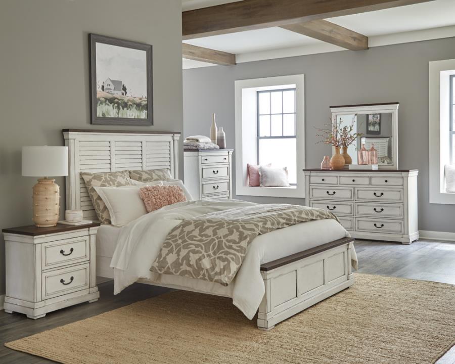 (image for) Hillcrest 5-piece California King Bedroom Set White