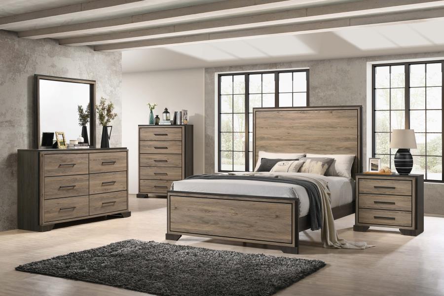 (image for) Baker 5-piece California King Bedroom Set Light Taupe