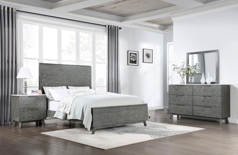 (image for) Nathan 4-piece Queen Bedroom Set Grey