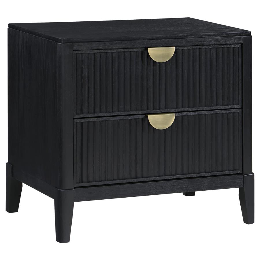 (image for) Brookmead 2-drawer Nightstand Black