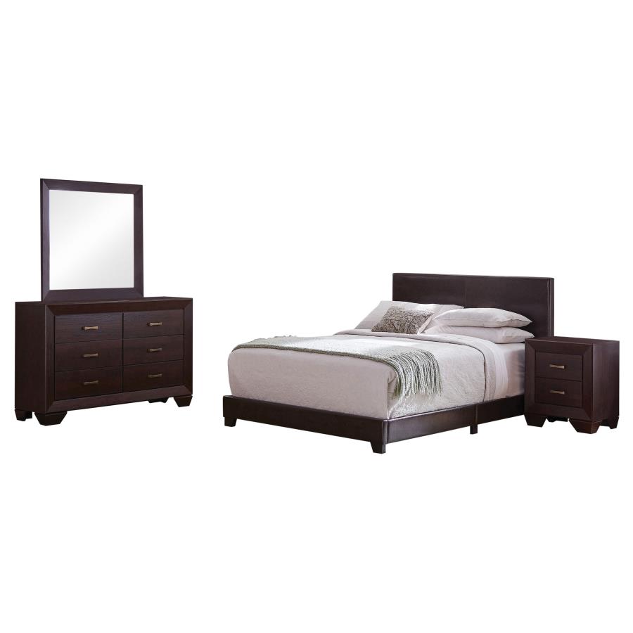 (image for) Dorian 4-piece California King Bedroom Set Dark Cocoa