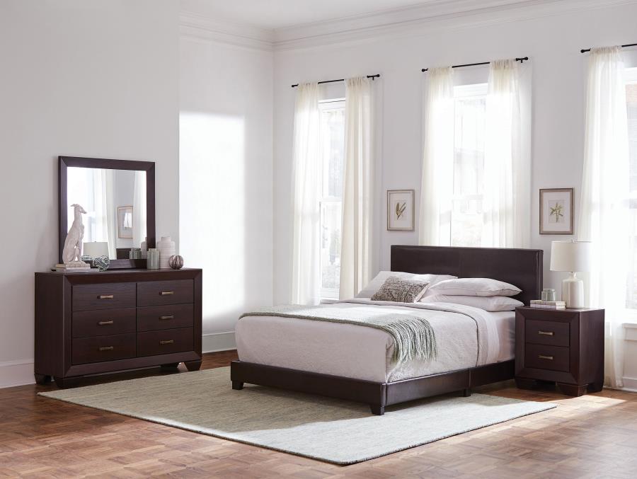 (image for) Dorian 4-piece Twin Bedroom Set Dark Cocoa