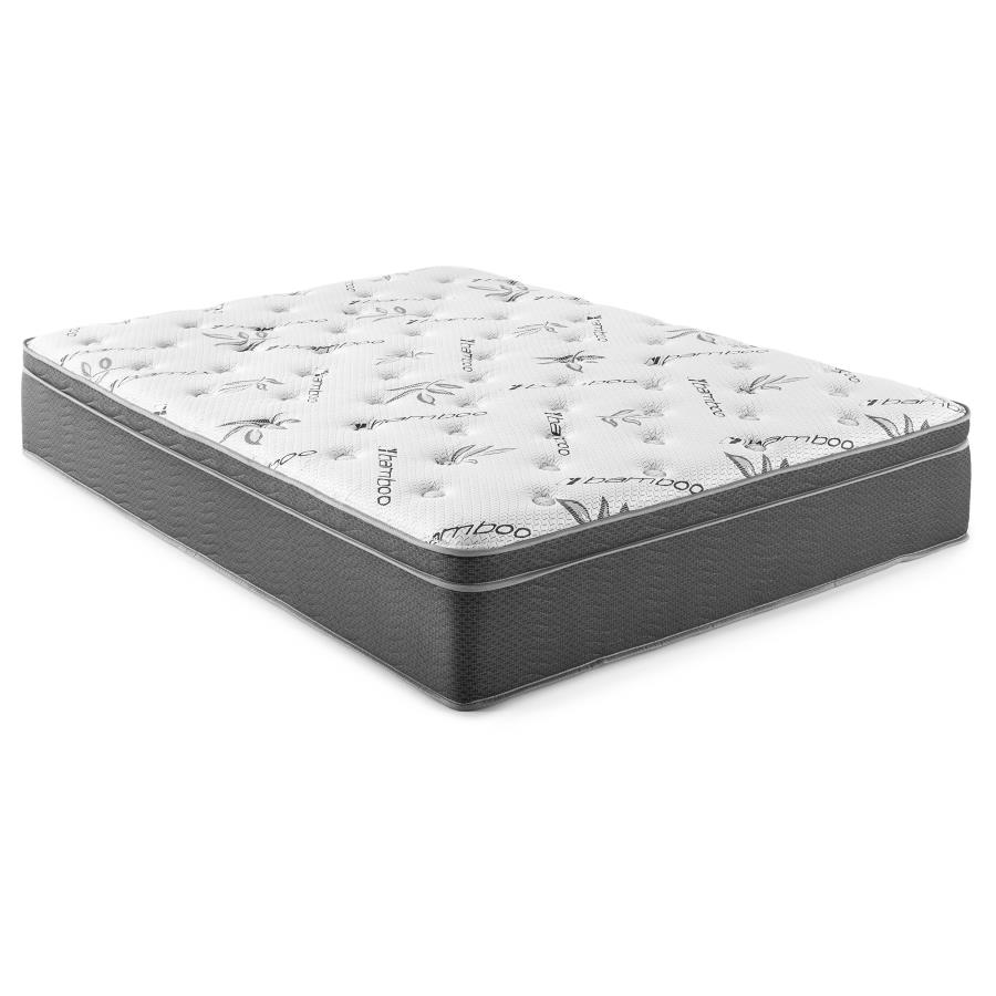 (image for) Sommet 13" California King Bamboo Euro Top Hybrid Mattress