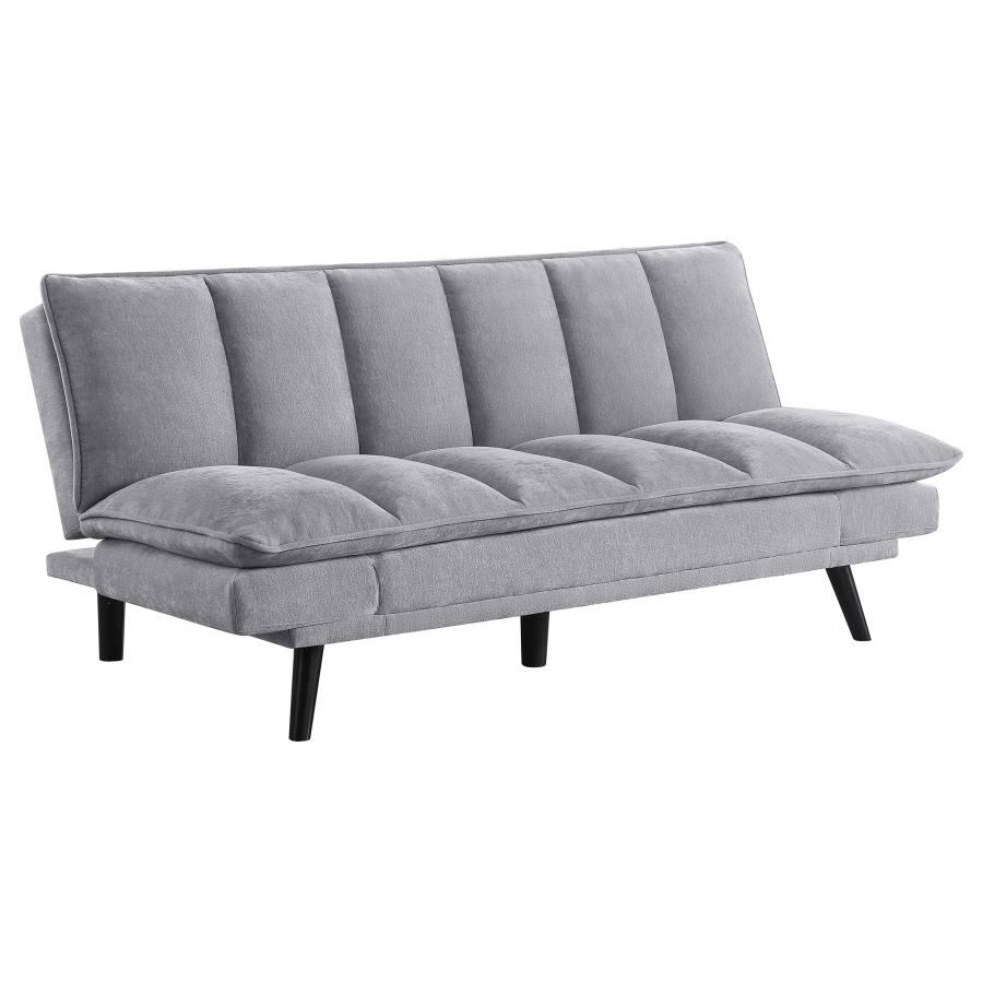 (image for) Laredo Upholstered Tufted Convertible Sofa Bed Grey