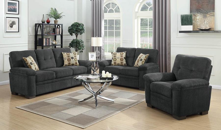 (image for) Fairbairn Upholstered Tufted Living Room Set