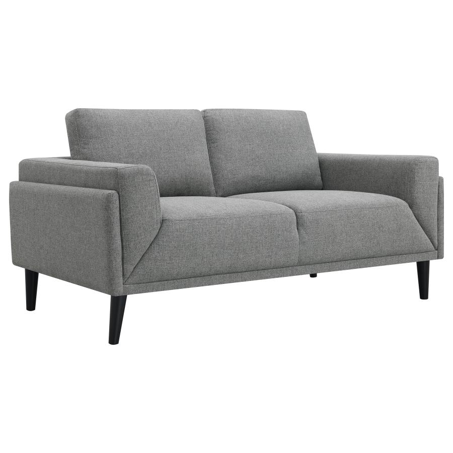 (image for) Rilynn Upholstered Track Arm Loveseat Grey