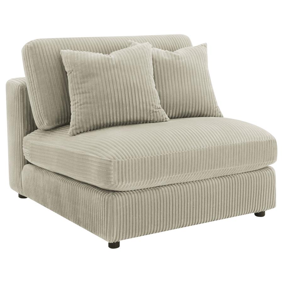 (image for) Blaine Upholstered Armless Chair Sand