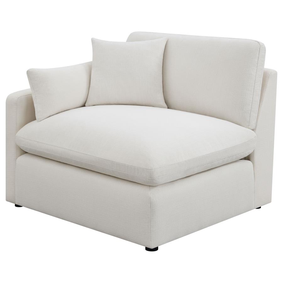 (image for) Hobson Upholstered LAF Chair Ivory