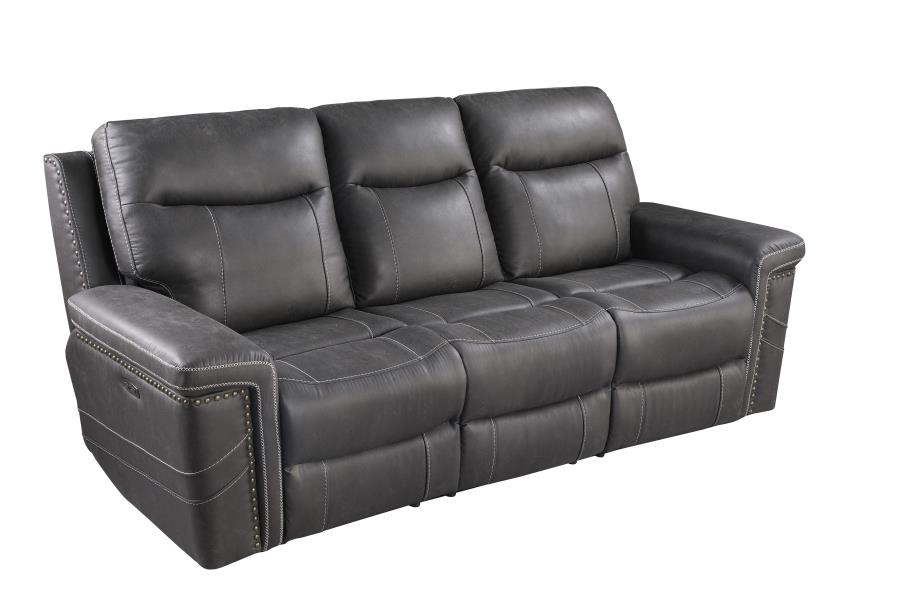 (image for) Wixom Cushion Back Power^2 Sofa Charcoal