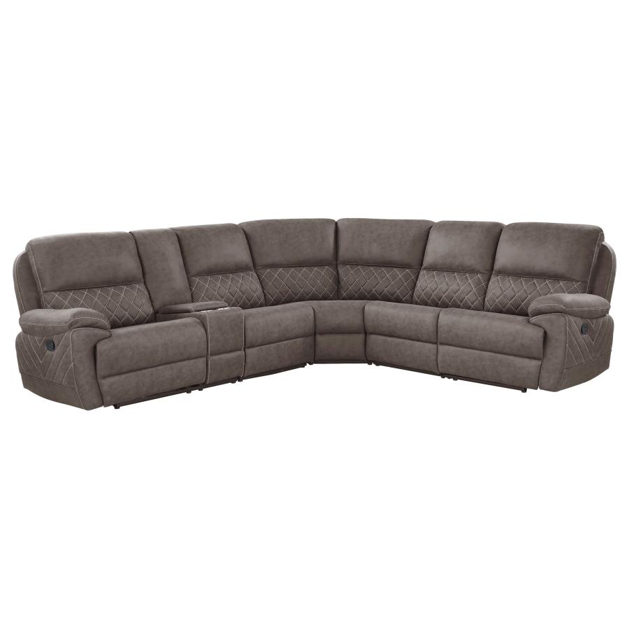 (image for) Variel 6-piece Modular Motion Sectional Taupe