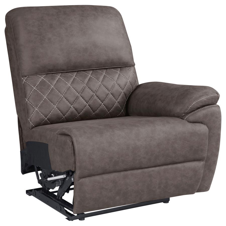 (image for) Variel Modular Sectional RAF Recliner Brown