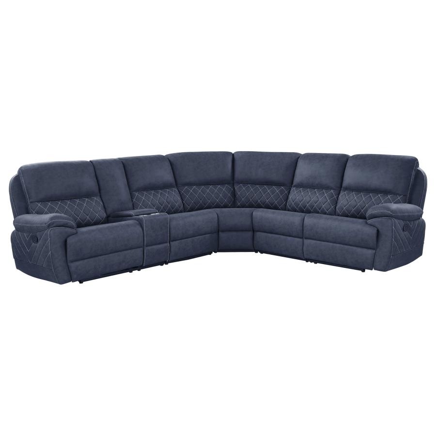 (image for) Variel 6-piece Modular Motion Sectional Blue