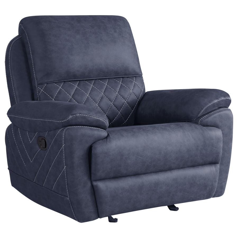 (image for) Variel Glider Recliner Blue