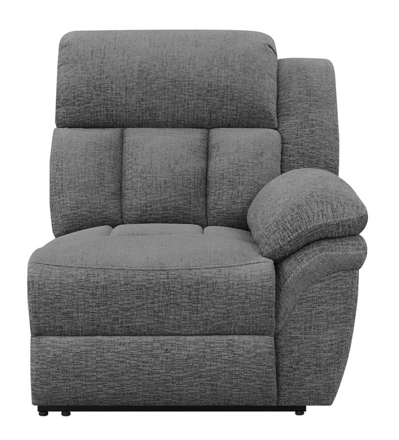 (image for) Bahrain Upholstered RAF Power Recliner Charcoal