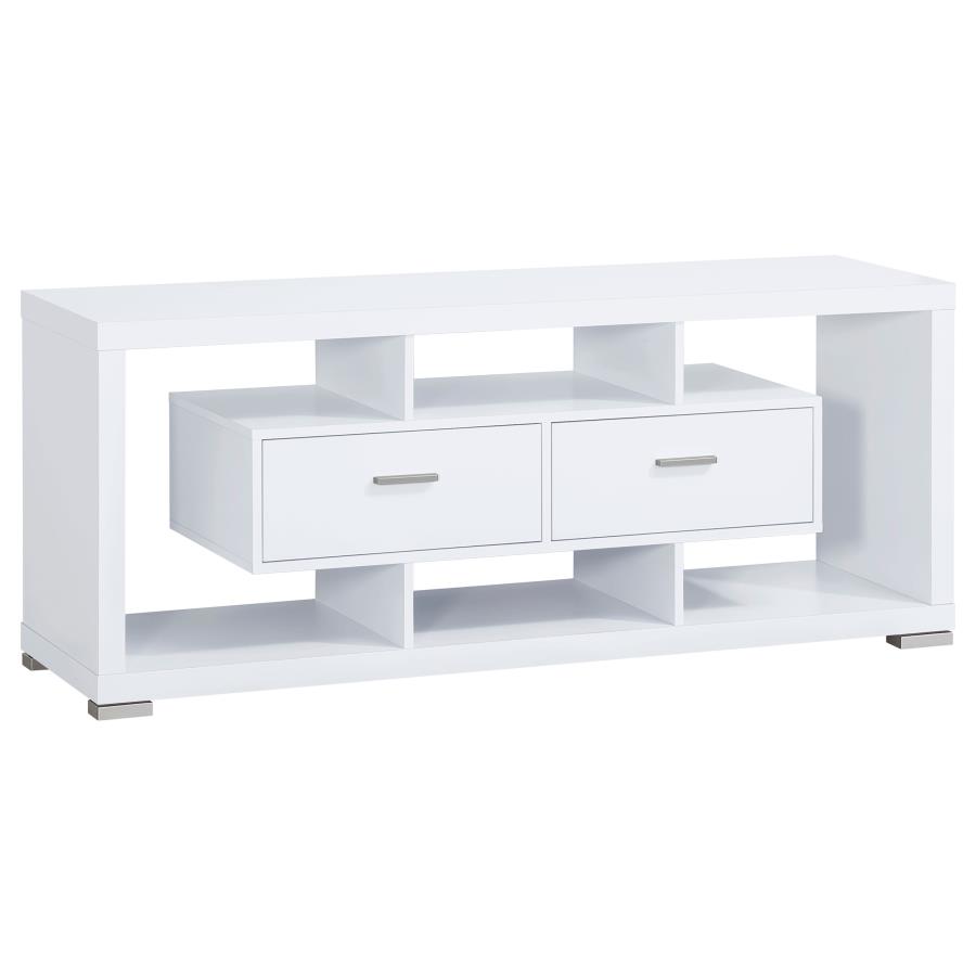 (image for) Darien 2-drawer Engineered Wood 59" TV Stand White