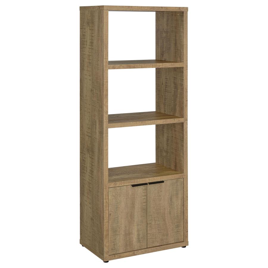 (image for) Tabby 3-shelf Engineered Wood Media Tower Mango