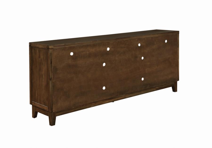 (image for) Asher 2-door Rectangular TV Console Rustic Mindy