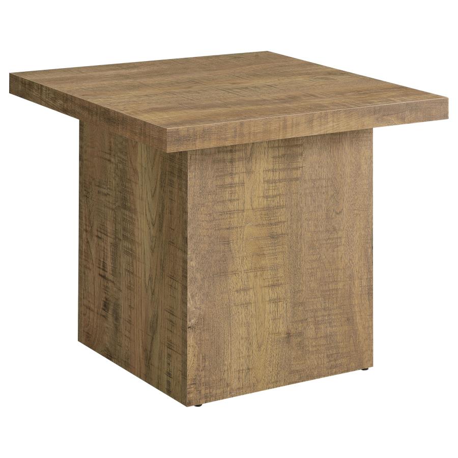 (image for) Devar Square Engineered Wood End Table Mango Brown