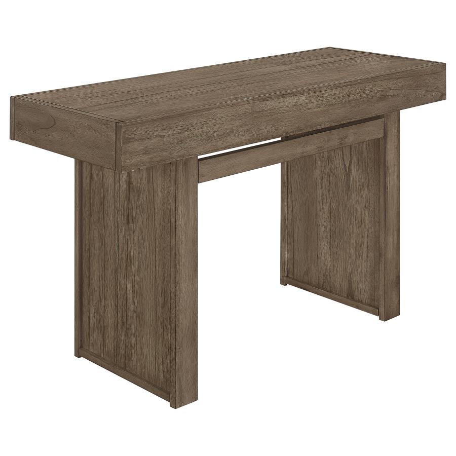 (image for) Owen 2-drawer Rectangular Wood Console Table Wheat Brown